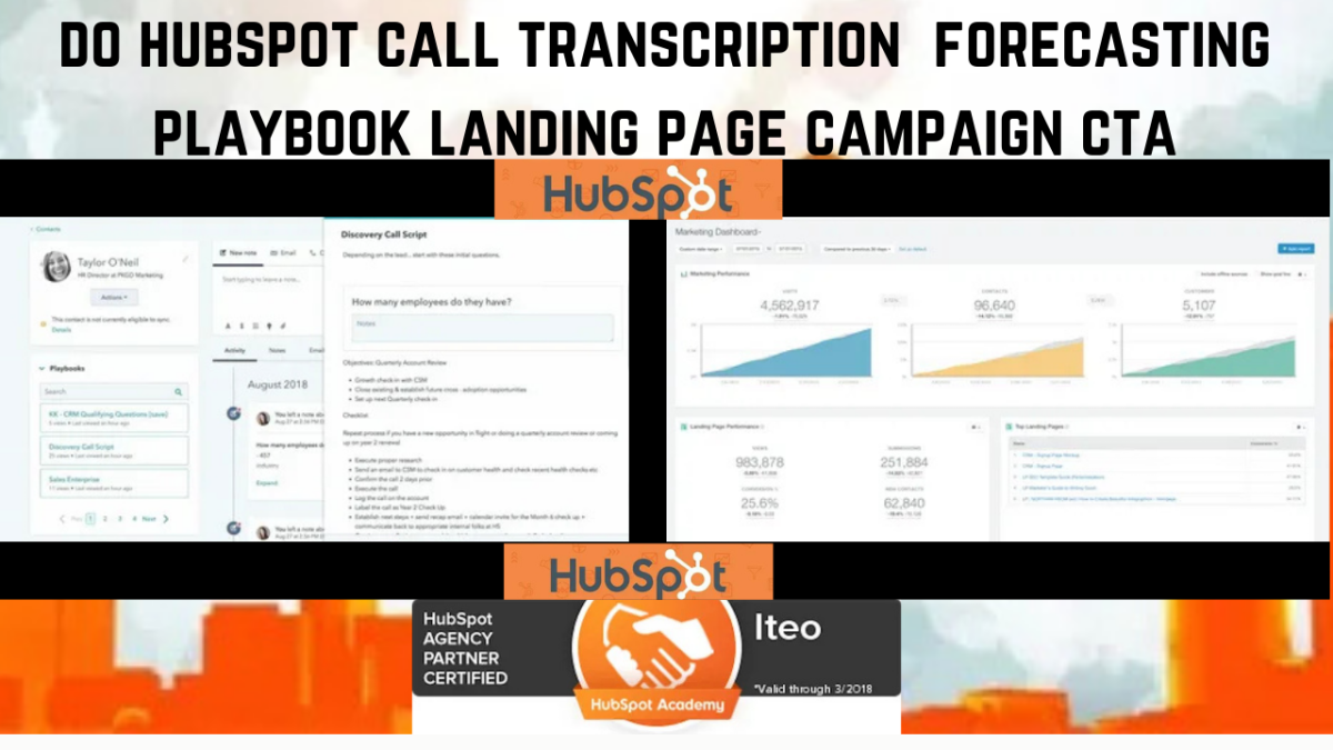 Professional HubSpot Call Transcription and Forecasting Playbook Creation