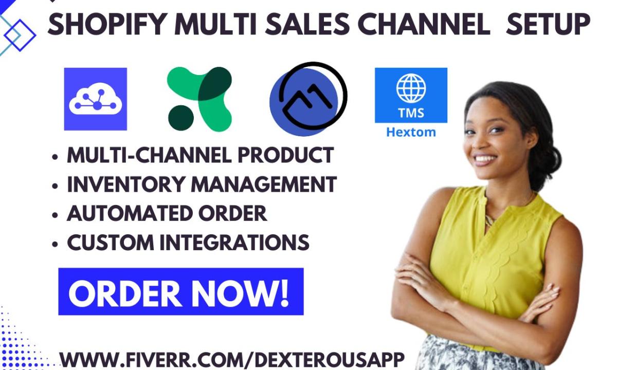 Setup Shopify Store with Multiple Sales Channels: CedCommerce, Mulwi, LitCommerce, Hextom