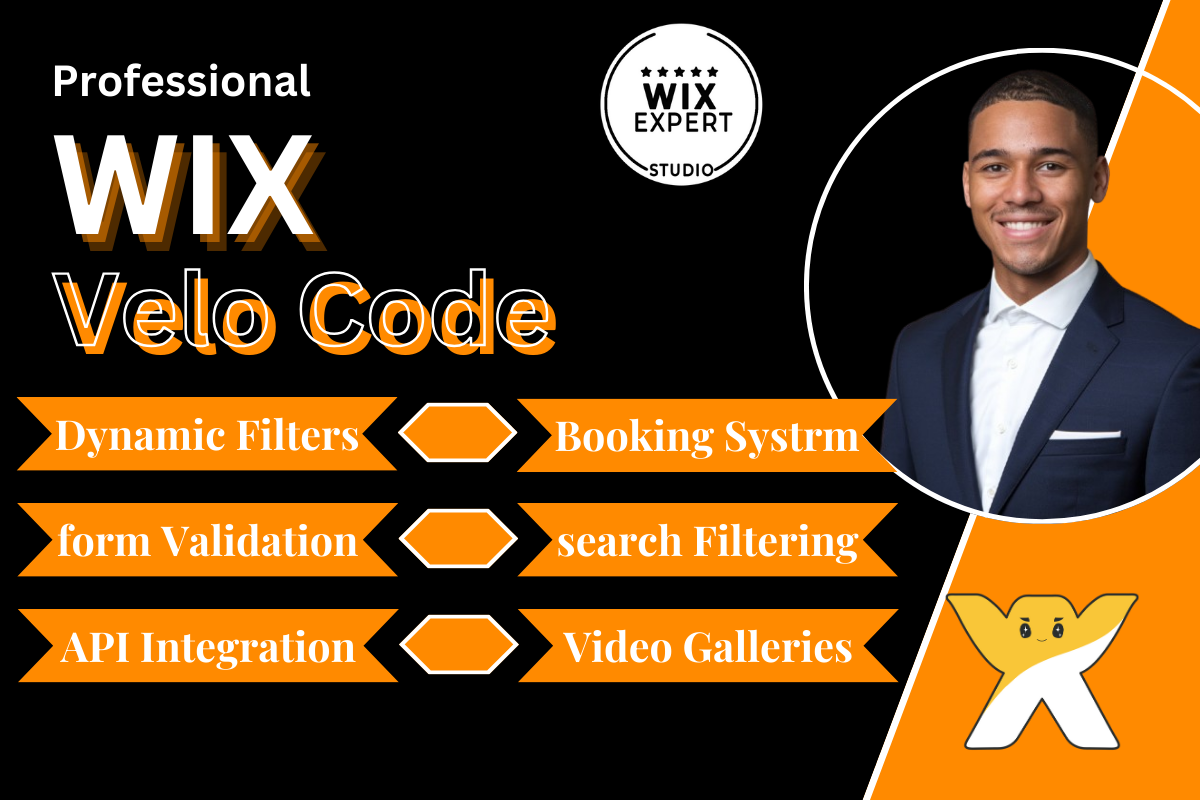 I Will Develop Wix Velo Code, Wix Code, Wix Database Integration, and Wix Website Redesign