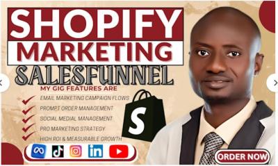 I Will Be Your Social Media Manager for Shopify Dropshipping Marketing and Sales Ads