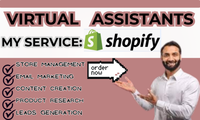 I Will Be Your Shopify Virtual Assistant & Shopify Store Manager