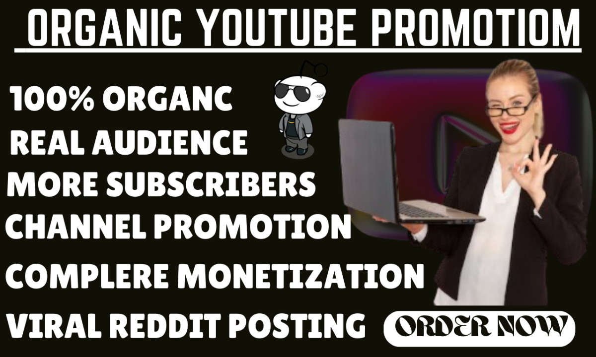 I Will Do Organic YouTube Video Promotion to Gain More Views and Subscribers