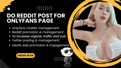 I Will Create a Viral Reddit Post to Promote Your OnlyFans NSFW Page