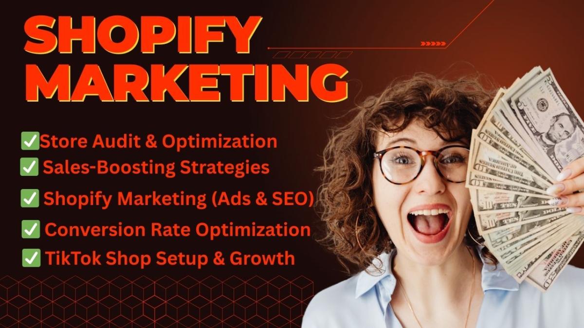 I Will Boost Your Shopify Sales with a Comprehensive Store Audit and Tailored Marketing Strategy