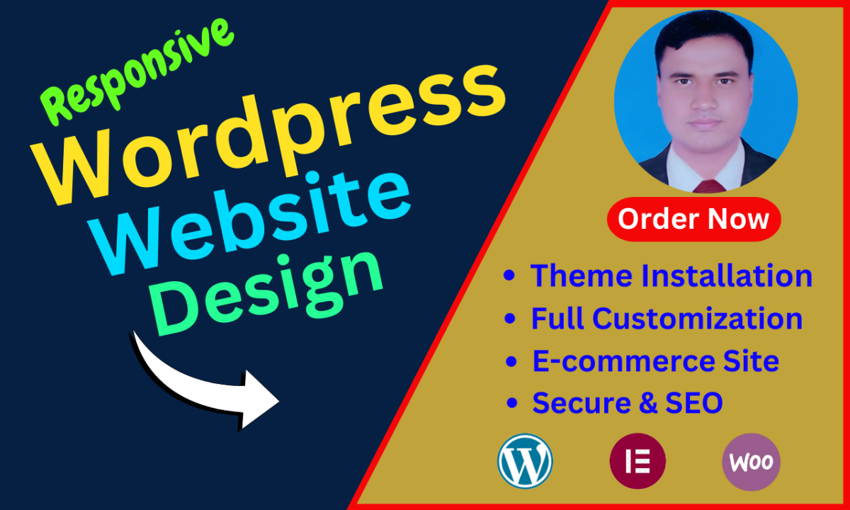 I Will Install a WordPress Theme and Customize Your Responsive WordPress Website