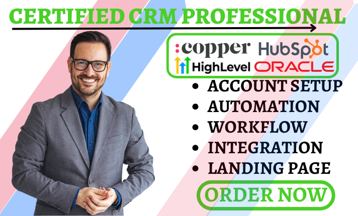 I Will Setup Salemate Oracle Copper CRM Integration with HubSpot and GoHighLevel Automation