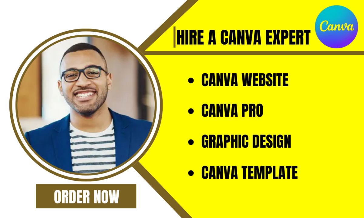 I Will Design a Stunning Canva Website Redesign and Template