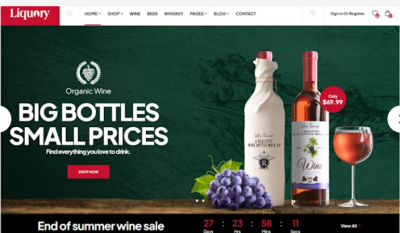 I Will Build a Dynamic Wine Ecommerce Website & Shopify Store for Your Liquor Beverage Business