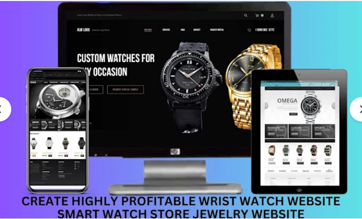 I Will Build an Enchanting Wristwatch and Smartwatch Store on Wix