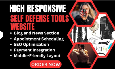 I Will Create a Self Defense Tools Website: Pepper Spray & Martial Arts WordPress Website