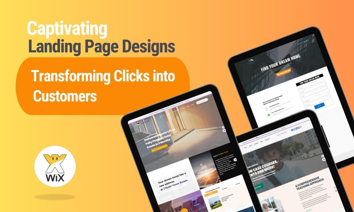 I will wix megamenu, wix website design, redesign, wix landing page