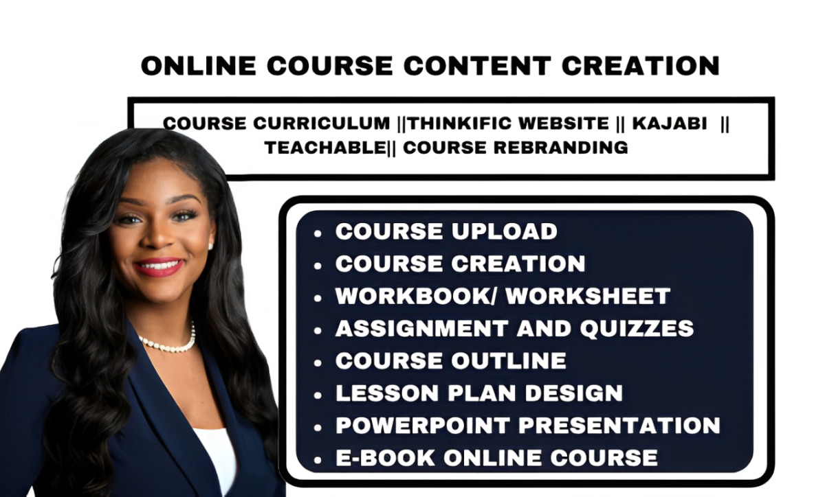 I Will Create Online Course Content, Curriculum Worksheets, and Uploading Moodle Integration