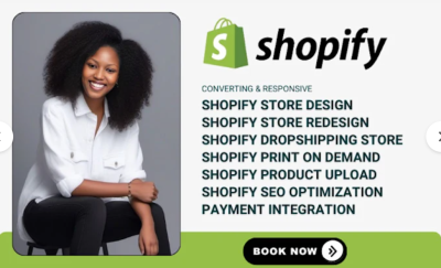 I will shopify dropshipping store shopify website design shopify website redesign