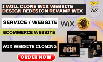 I Will Create a Stunning Wix Website Design Clone and Revamp Your Wix Site