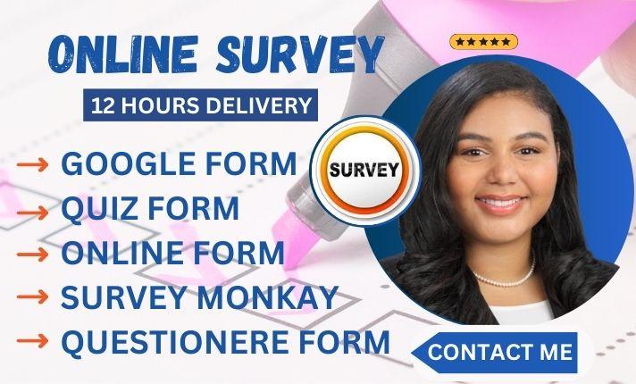 I Will Create Amazing Google Forms Questionnaires or Survey Forms in 12 Hours