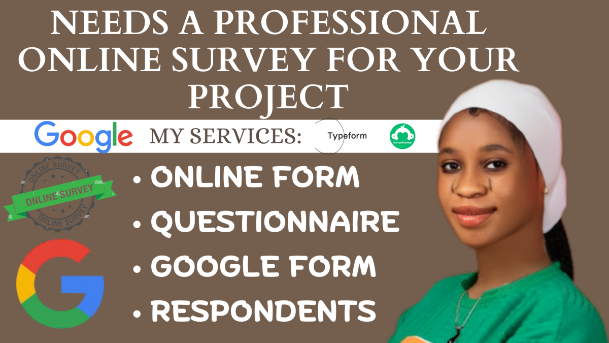 I Will Conduct an Online Survey and Reach Out to Real Targeted Respondents