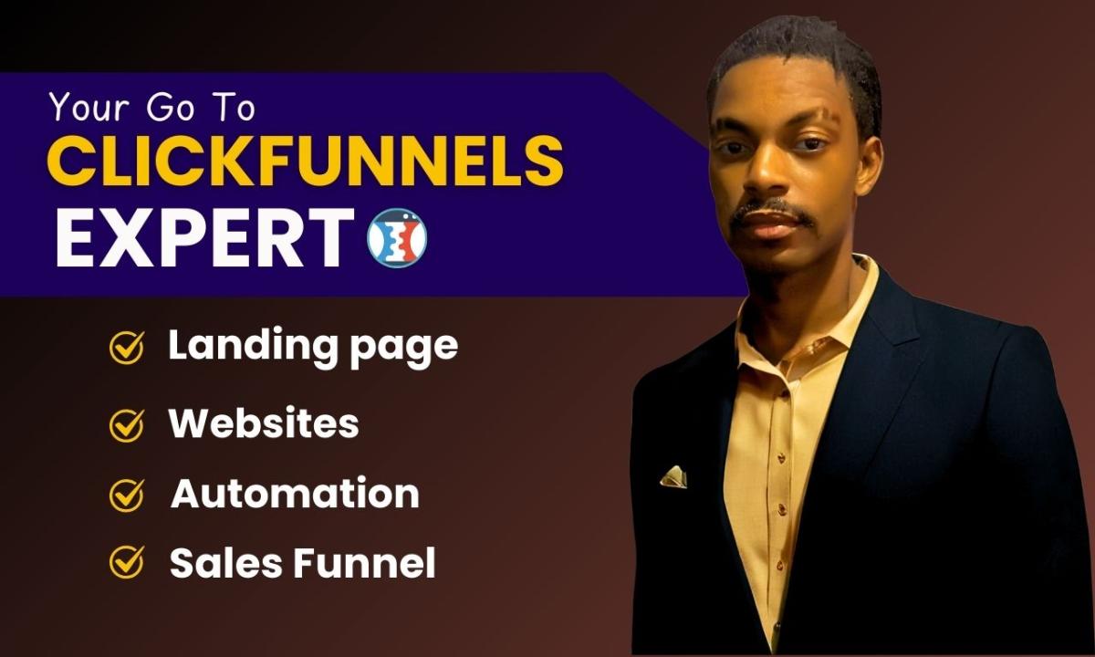 I Will Build Sales Funnel in ClickFunnels, Systeme.io, and Funnelish