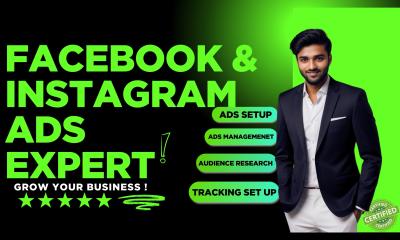 I Will Set Up Expert Facebook and Instagram Ads Campaigns for High ROI