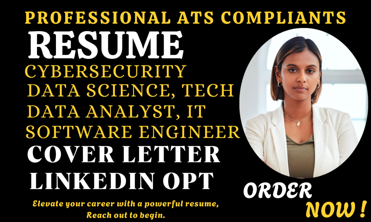 Professional Resume Writing for IT, Data Analyst, Software Engineer, and Tech Professionals