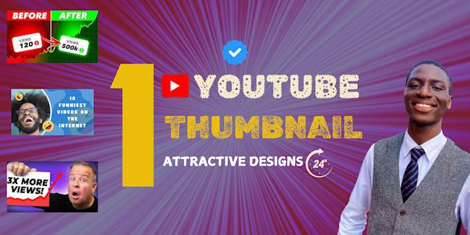 I Will Design Premium Attractive Clickbait YouTube Thumbnails