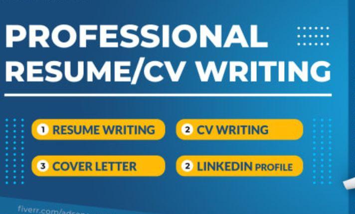 I Will Write Your CV, Resume, Cover Letter, and Optimize Your LinkedIn Account