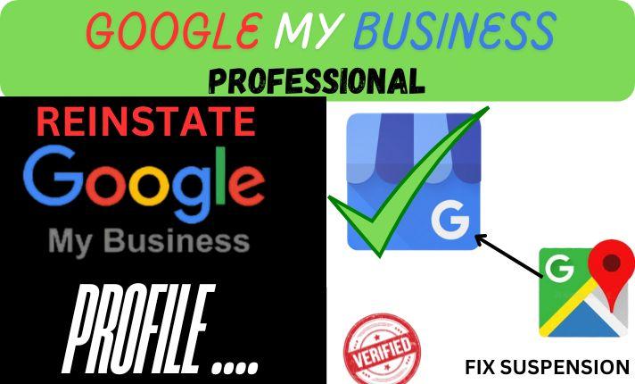 I Will Fix and Reinstate Your Suspended Google My Business Profile (GMB Suspension)