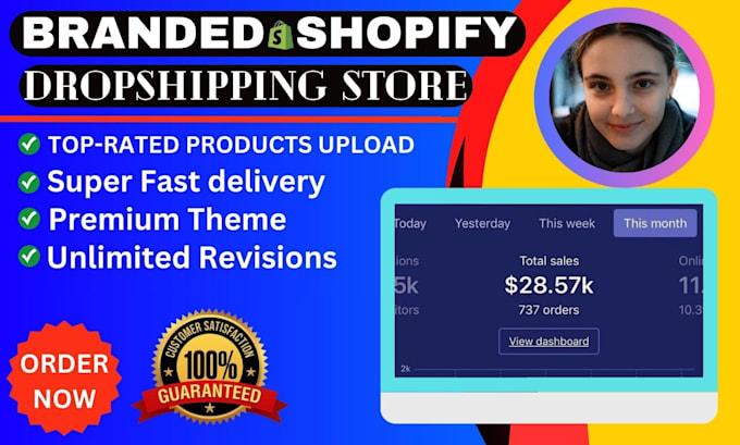 I Will Create a Passive Income Shopify Dropshipping Store or a $25k Shopify Website