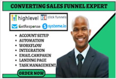 Build High-Performing Sales Funnels with GoHighLevel, ClickFunnels, Zoho, Systeme.io, HubSpot & Landing Pages