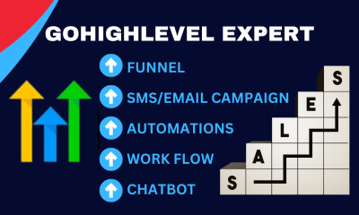 I Will Build Funnel, Workflow, Automations, Email Campaign, Chatbot in GoHighLevel