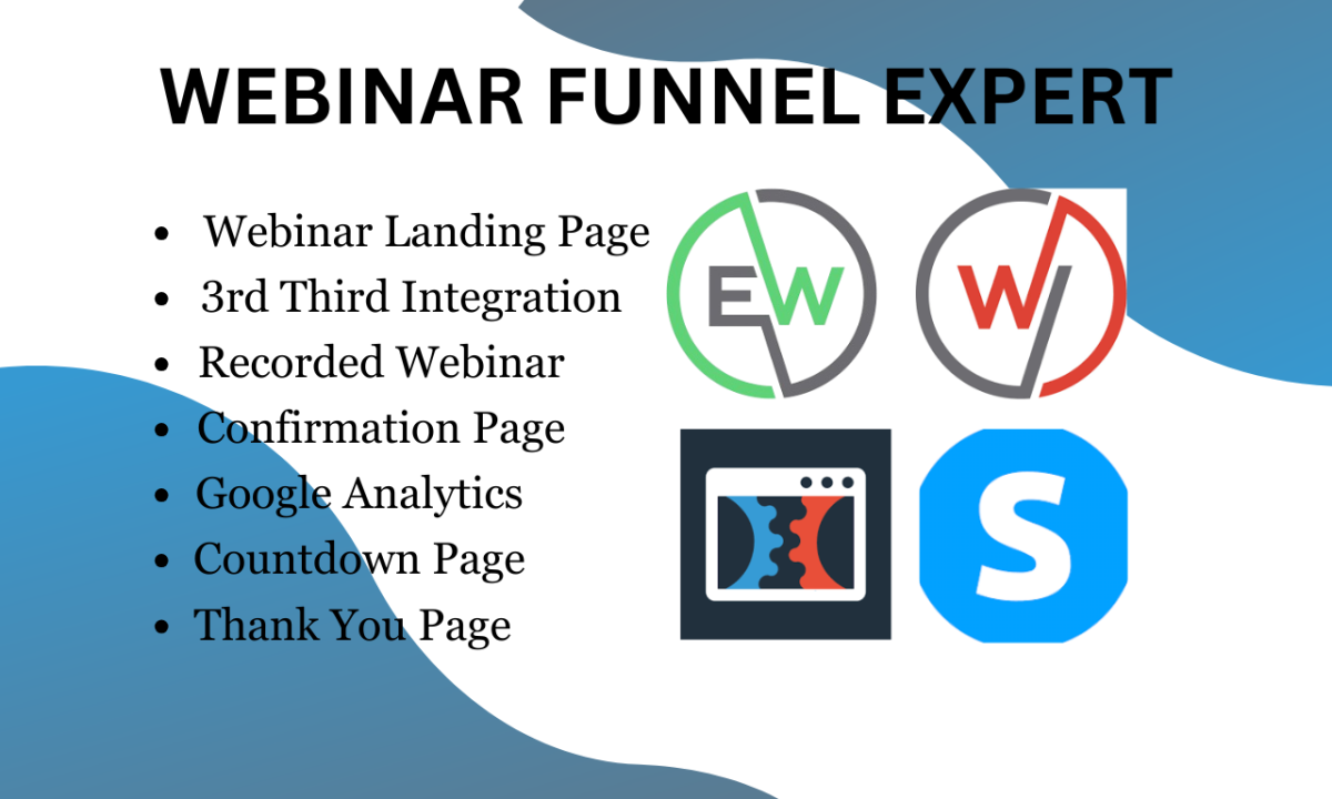 I Will Create a Webinar Funnel Using EverWebinar, WebinarJam, and ClickFunnels