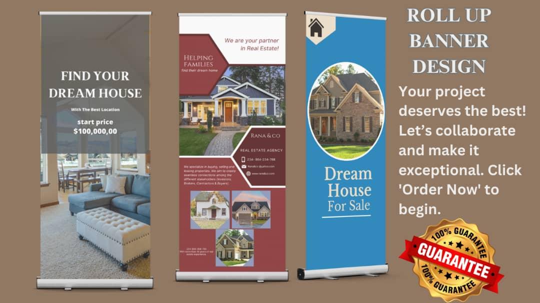 I Will Design Billboard, Signage, Rollup Banner, and Real Estate Graphics in 24 Hours