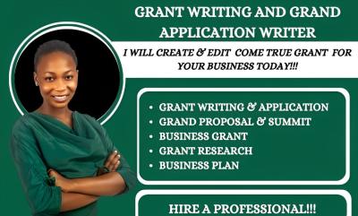 I Will Write a Winning Grant Proposal, Grant Application, Business Grant, Non-Profit