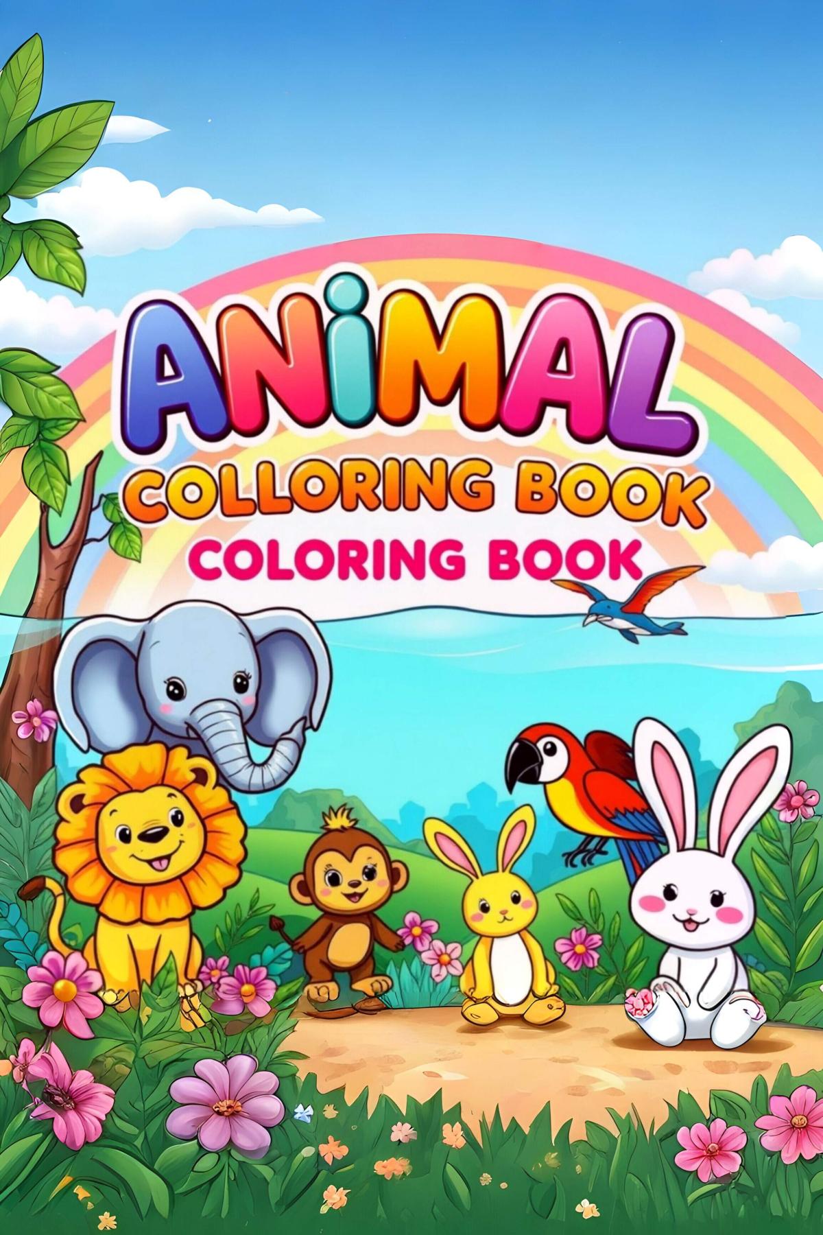 Kids Animal Colouring Book