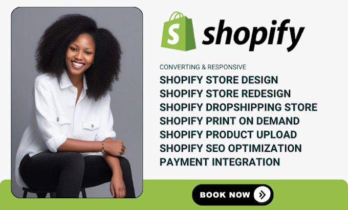 I Will Create or Redesign Your Shopify Dropshipping Store