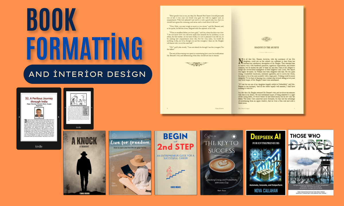 I Will Format Your Paperback and Ebook Layout for KDP