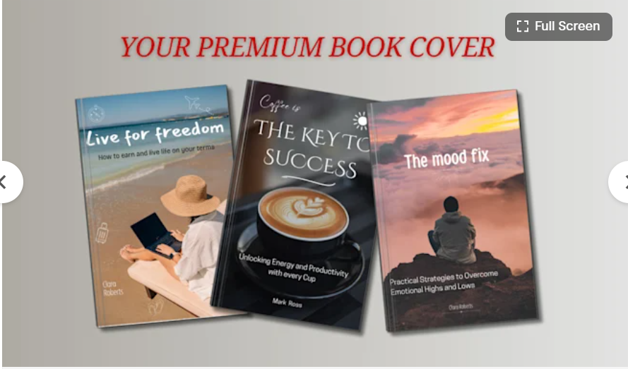 I Will Create Stunning Amazon Kindle Book Covers, eBook Covers, and KDP Designs