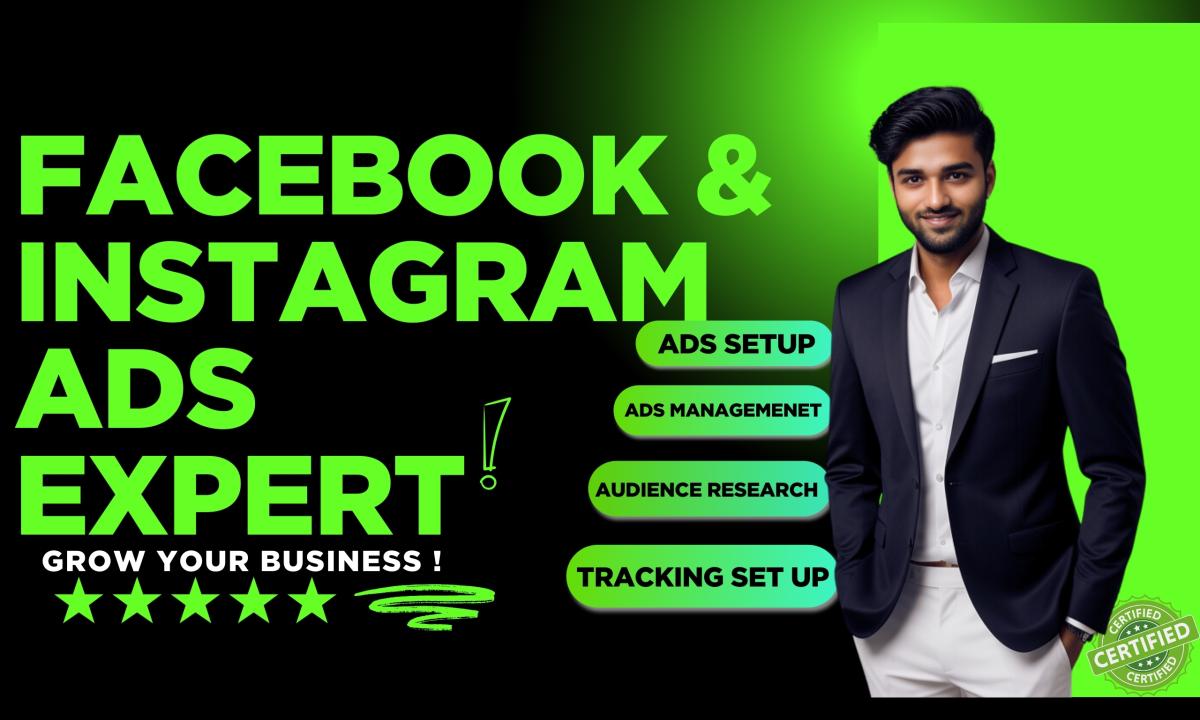 I Will Expertly Set Up Facebook and Instagram Ads Campaigns with High ROI Guaranteed