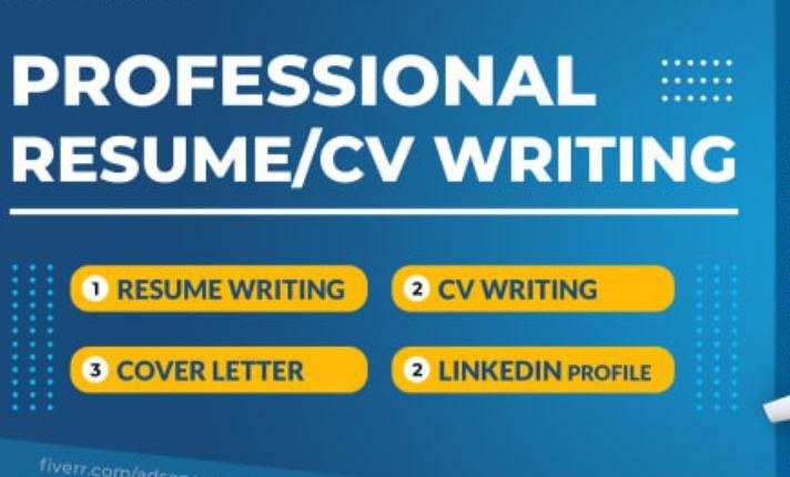 I Will Write Your CV, Resume, Cover Letter, and Optimize Your LinkedIn Account