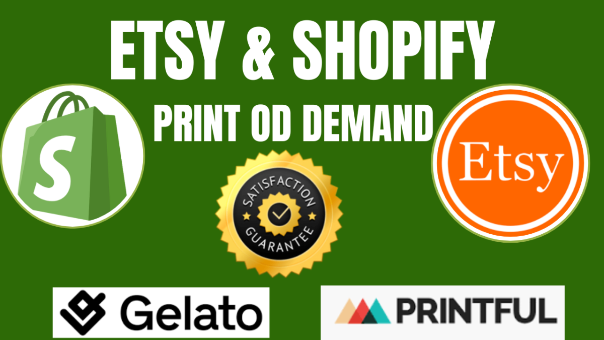 I Will Create Your Etsy & Shopify Print on Demand Store Using Printify