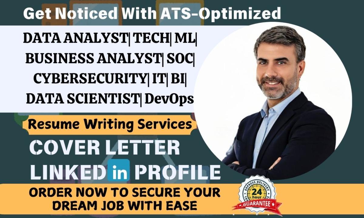 I Will Create Tailored Resumes for Data Professionals and Tech Experts