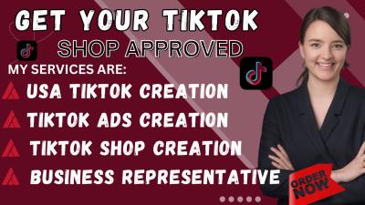 I Will Create a USA TikTok Shop, USA TikTok Account, and USA LLC TikTok Shop for Non-Residents