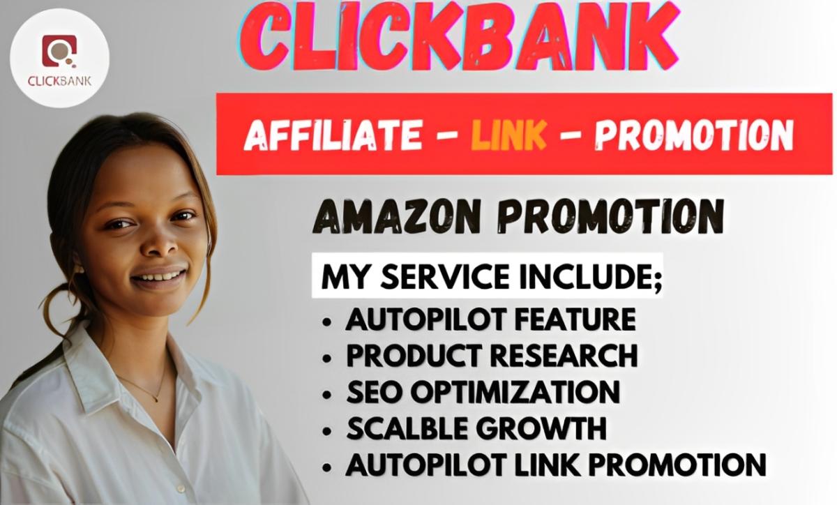 I Will Create a ClickBank Affiliate Link Promotion Amazon Website with Sales Funnel & SEO