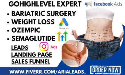 Generate Bariatric Surgery Leads: Ozempic, Botox, and Weight Loss Landing Page via GHL