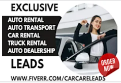 Generate Auto Rental, Auto Transport, Car Rental, Truck Rental & Auto Dealer Leads