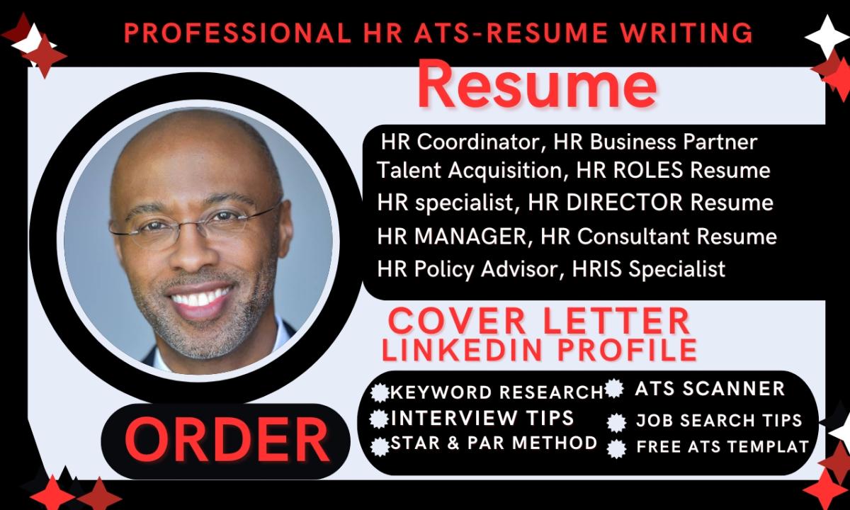 I Will Deliver a Professional HR Resume for HR Specialists, HR Managers, and Talent Acquisition Experts