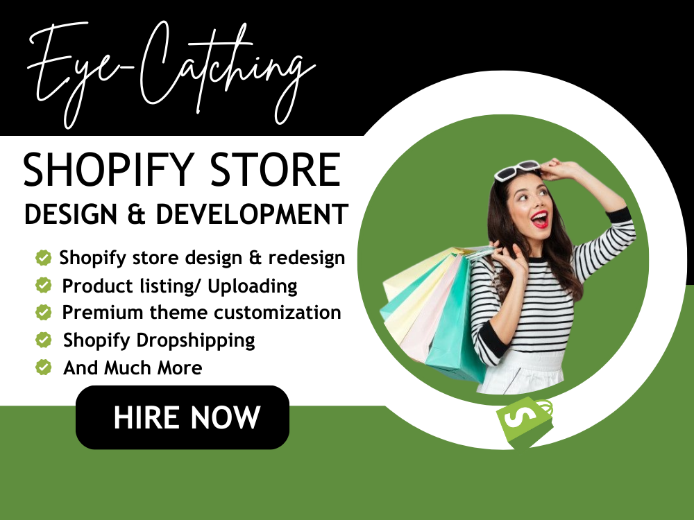 I Will Set Up Shopify Store, Design Shopify Dropshipping Store, Redesign Shopify Website