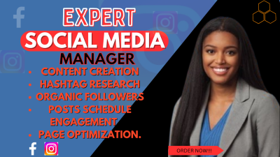 Social Media Marketing Manager & Content Creator for Instagram and Facebook