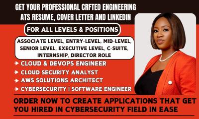 I Will Craft, Enhance, and Optimize Your Resume for Cloud Data Engineers, Developers, Data Architects, and AI Engineers