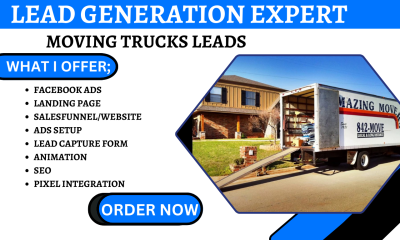 I Will Generate Moving Leads for Logistics, Trucking, Movers, or Moving Companies