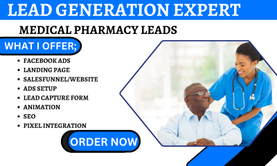 I Will Generate Unique Healthcare Leads for Medical, Pharmacy, Dental, and Eye Care Patients